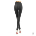 Leggings noirs sexy en argent noir et sexy